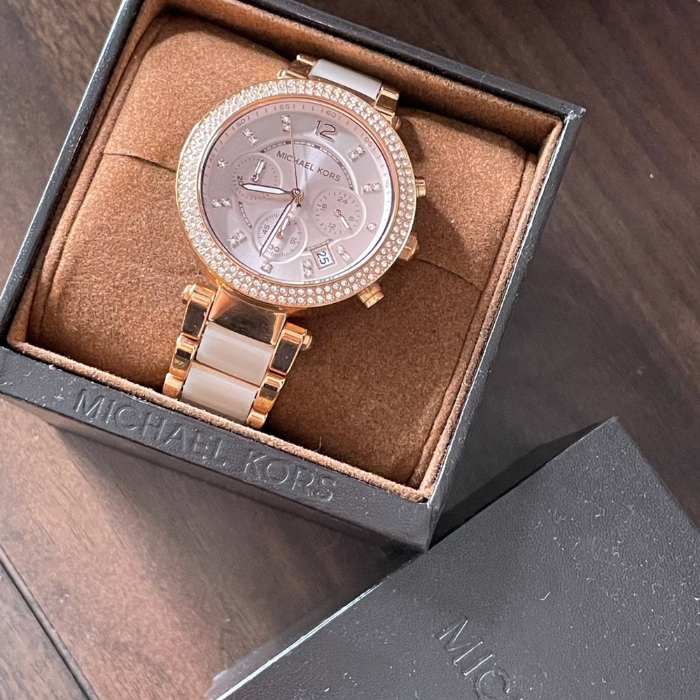 Rose Gold Michael Kors watch